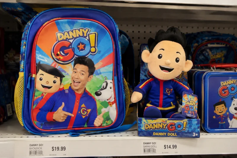 Danny Go net worth merchandise line in a store