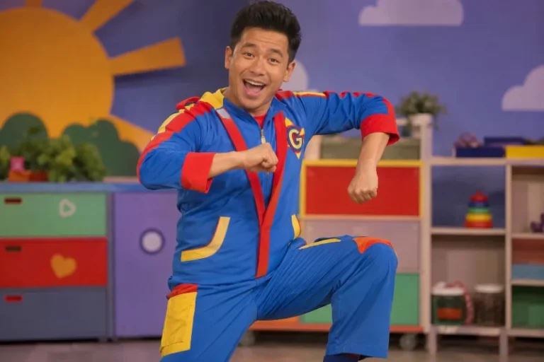 Danny Go net worth entertainer performing on his kids show set