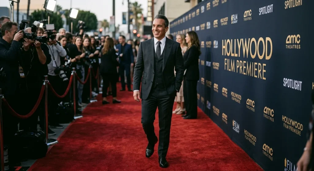 Sebastian Maniscalco net worth actor at film premiere
