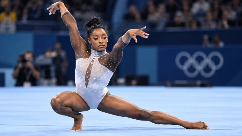 Simone Biles at a brand endorsement event