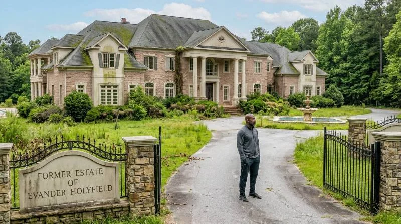 Evander Holyfield net worth mansion foreclosure